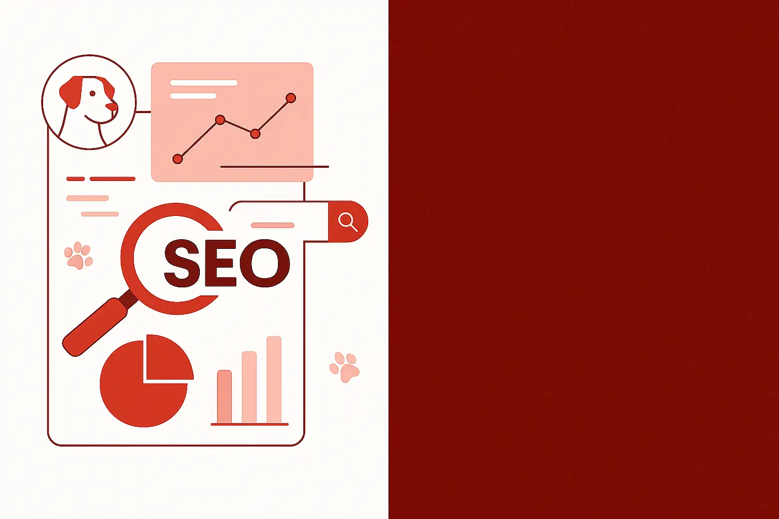 Icons representing different digital marketing channels